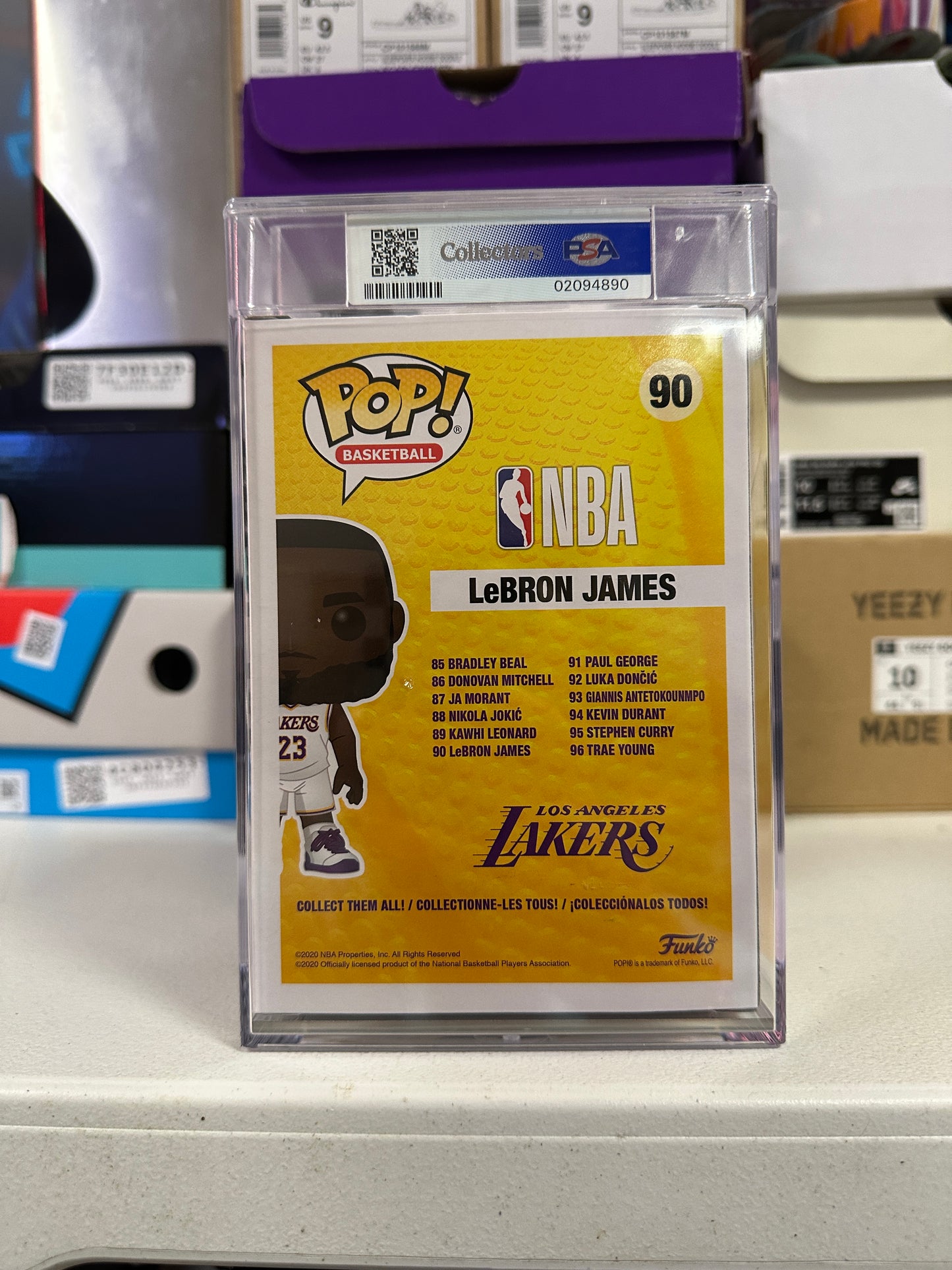 Lebron James 8.5 Graded Funko Pop