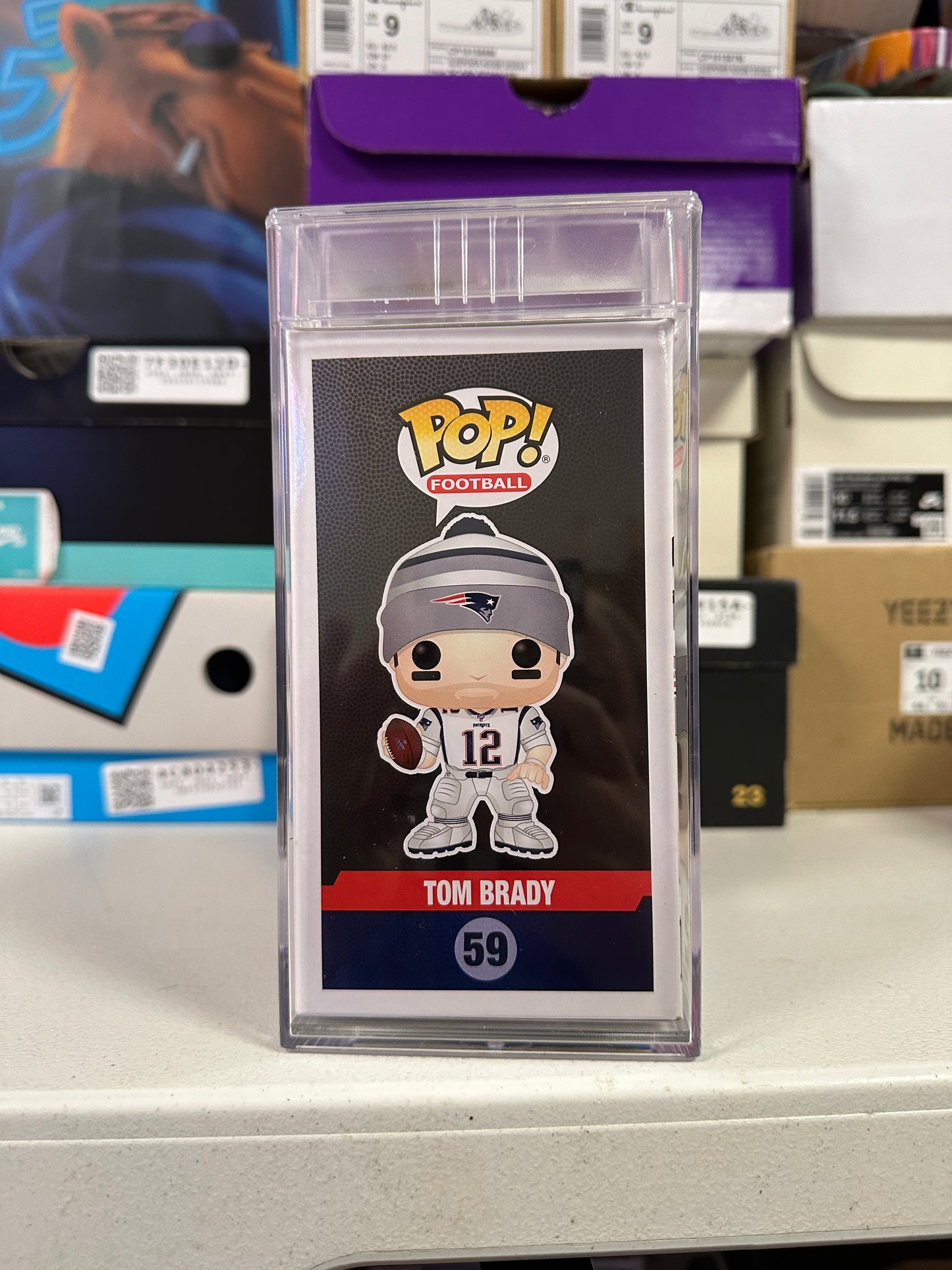 Tom Brady 8.5 Graded Funko Pop