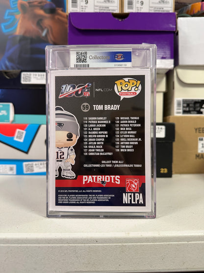 Tom Brady 8.5 Graded Funko Pop