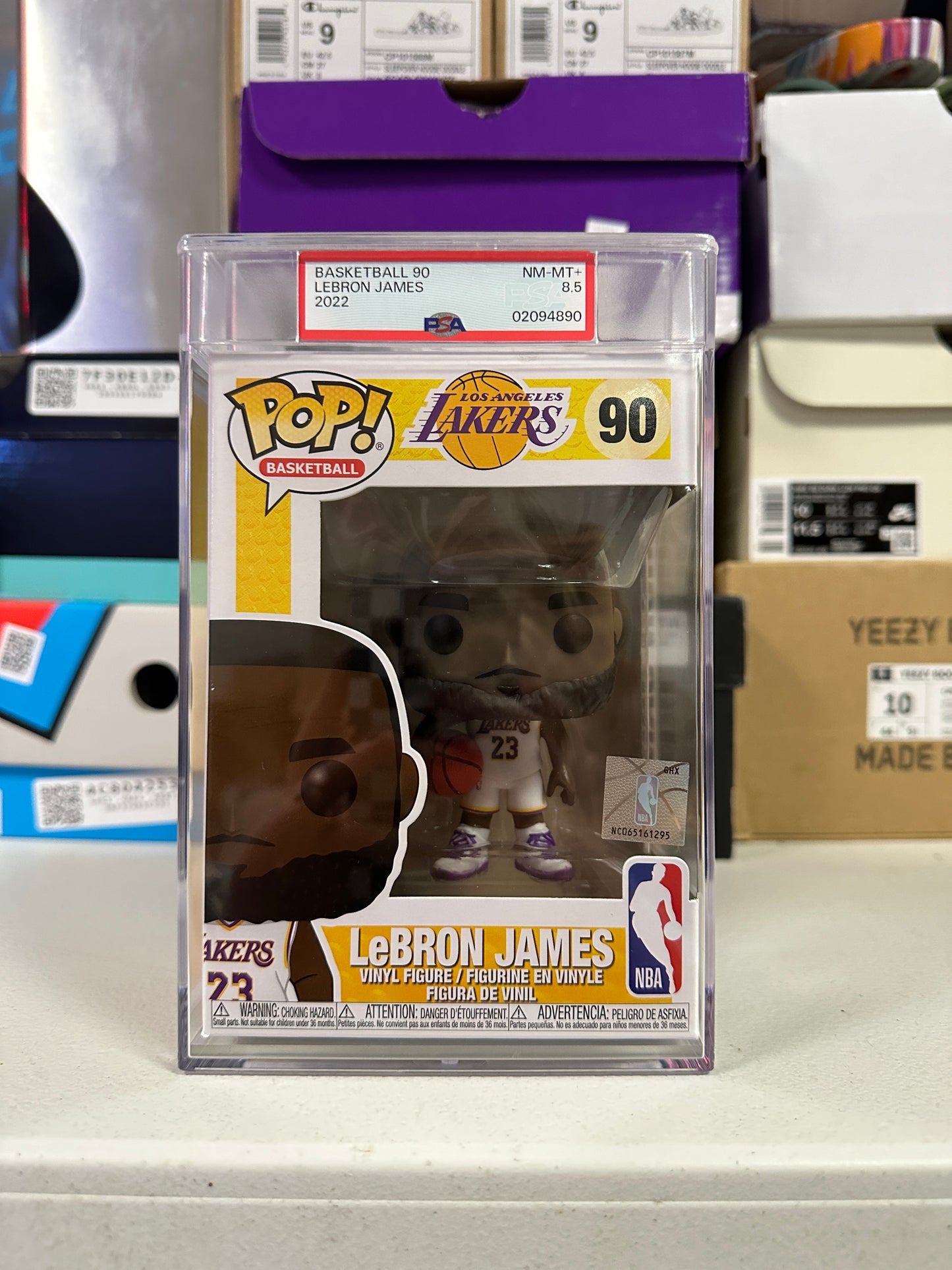 Lebron James 8.5 Graded Funko Pop