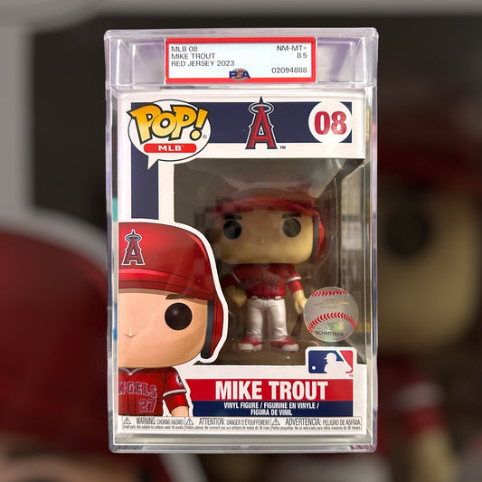 Mike Trout 8.5 Graded Funko Pop